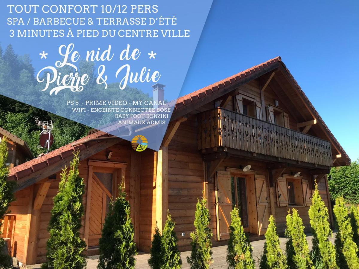⁂⁂ Le Nid De Pierre & Julie Cledicihome 2 Pas Du Centre Ville / Spa & Terasse Amenagee ⁂⁂ La Bresse Bagian luar foto
